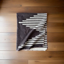 Andean Alpaca Wool Throw Blanket - Coffee