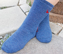Everest Outdoor Baby Alpaca Socks: Denim