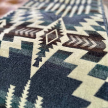 Andean Alpaca Wool Blanket - Forest