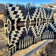 Andean Alpaca Wool Blanket - Forest