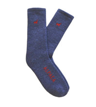Everest Outdoor Baby Alpaca Socks: Denim