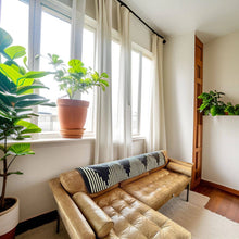 Andean Alpaca Wool Throw Blanket - Coffee