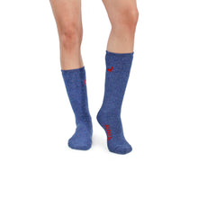 Everest Outdoor Baby Alpaca Socks: Denim