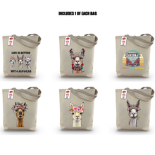 Tote Bag - Alpaca Motif