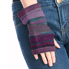 Fingerless Gloves Alpaca  - Colorado - Fig