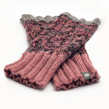 Alpaca Gloves - Braided - Pink Lemonade