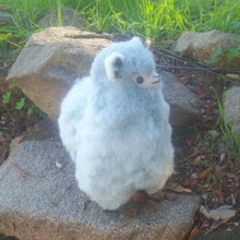 9" Standing Fur Alpaca Toy