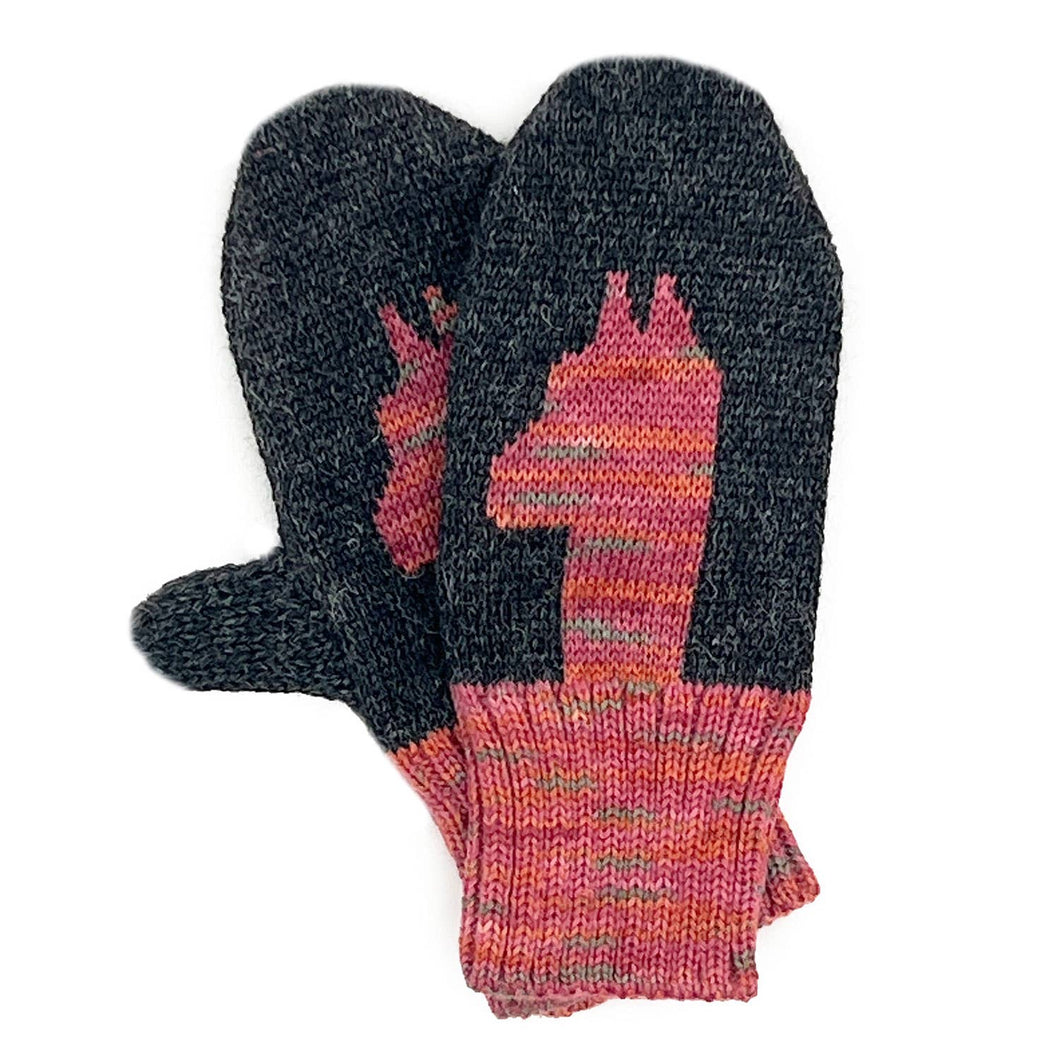 Kid's Alpaca Gloves - Pacas - Rosey Paca