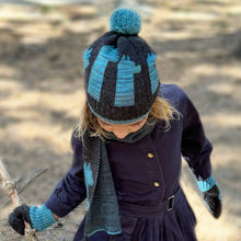 Kid's Alpaca Beanie Hat - Pacas - Aqua Paca