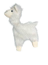 NANDOG My BFF Furry Alpaca Plush Dog Toy -IVORY