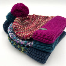 Alpaca Beanie Hat - Speckle - Bluefish