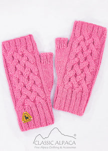 Shadow Cable Fingerless Gloves