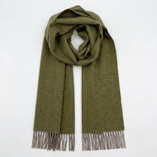 100% Baby Alpaca Scarf - Olive