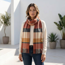 100% Baby Alpaca Scarf - Russet