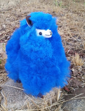 9" Standing Fur Alpaca Toy