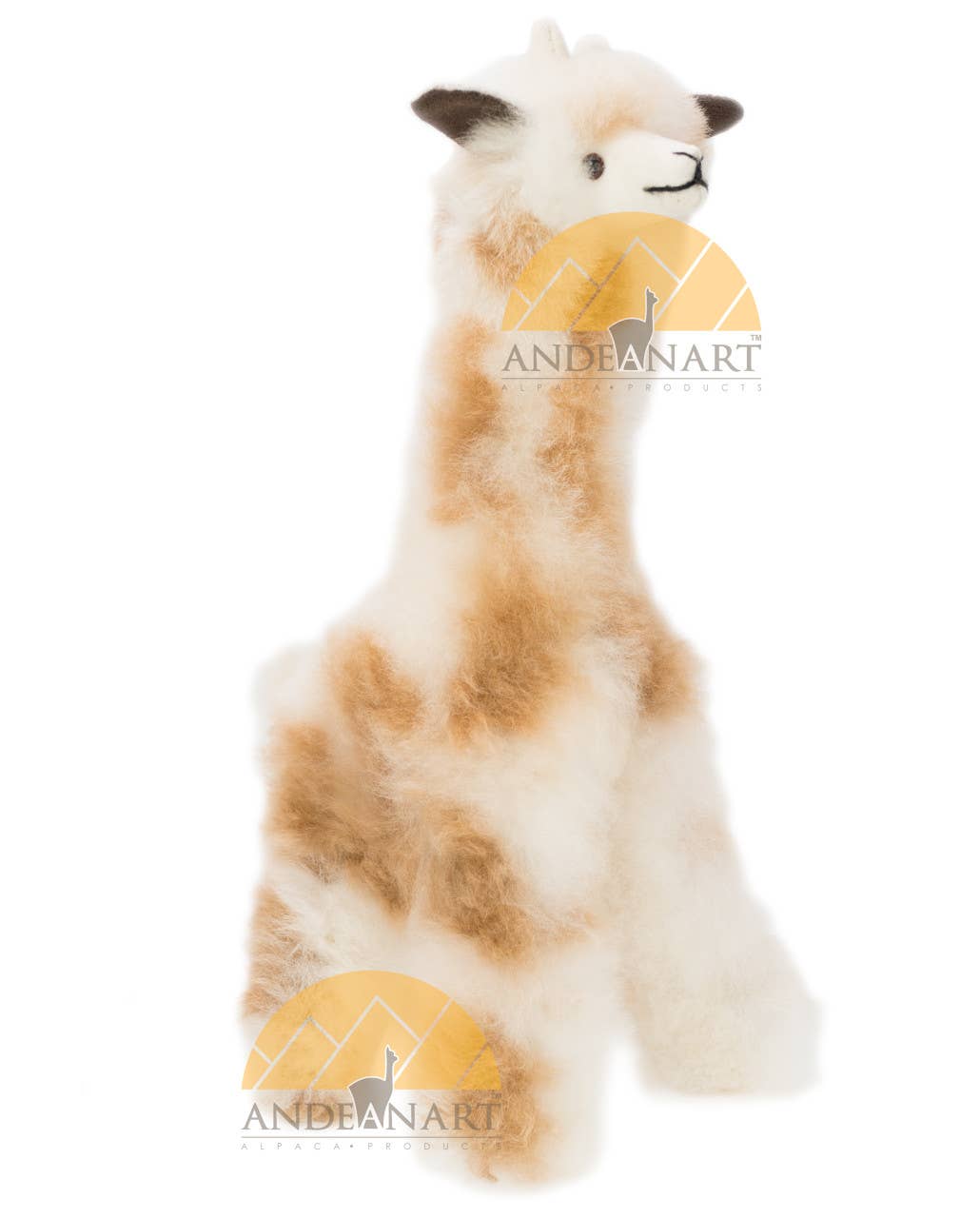 Alpaca Fur Stuffed Giraffe 14