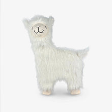 NANDOG My BFF Furry Alpaca Plush Dog Toy -IVORY