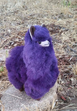 9" Standing Fur Alpaca Toy