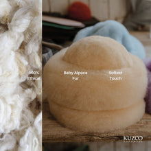 Luxury Baby Alpaca Fur Hat, Handmade