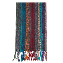 Fringe Alpaca Scarf - Boucle - Eucalyptus