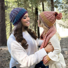 Kid's Alpaca Beanie Hat - Braided - Sunny Swirl