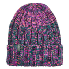 Alpaca Beanie Hat - Accordion - Berry Burst