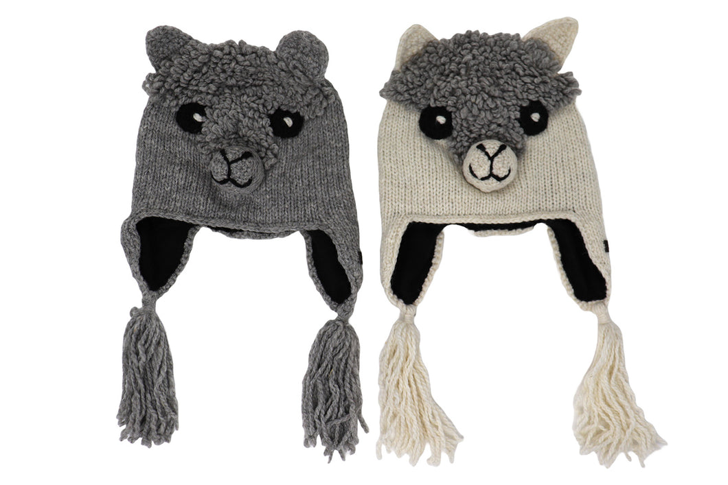 Child's Hat - Alpaca Face