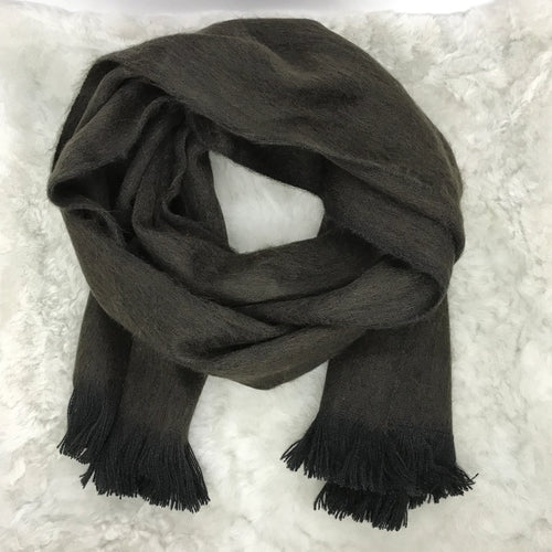 Brown Moose Woven Scarf