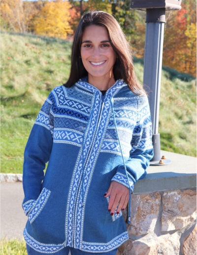 Sweater, Women's Full Zip Hoodie