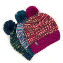 Alpaca Beanie Hat - Speckle - Bluefish