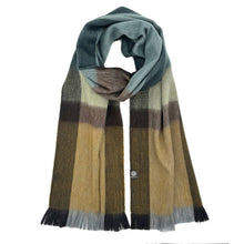 NEW! Alpaca Plaid Scarf - Golden Coast