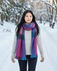 Alpaca Plaid Scarf - Grapevine