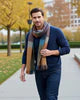 Alpaca Plaid Scarf - Rustic Dune