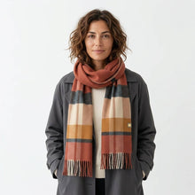 100% Baby Alpaca Scarf - Russet
