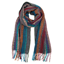 Fringe Alpaca Scarf - Boucle - Eucalyptus