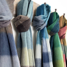 NEW! Alpaca Plaid Scarf - Golden Coast