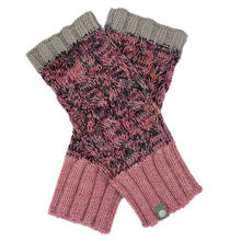 Alpaca Gloves - Braided - Pink Lemonade
