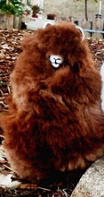 9" Standing Fur Alpaca Toy