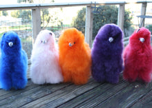 9" Standing Fur Alpaca Toy