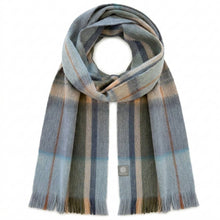 Alpaca Tartan Scarf - Shoreline