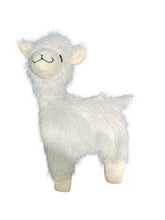 NANDOG My BFF Furry Alpaca Plush Dog Toy -IVORY