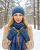 100% Baby Alpaca Scarf - Adriatic