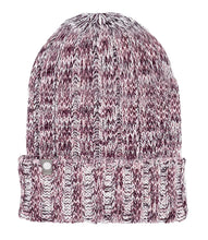 Alpaca Beanie Hat - Accordion - Black Cherry