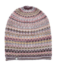 Alpaca Beanie Hat - Printed - Canyon