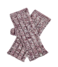 Fingerless Gloves--Accordian Black Cherry