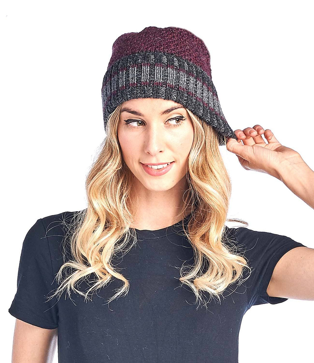 Beanie Alpaca - Carrera - Sangria