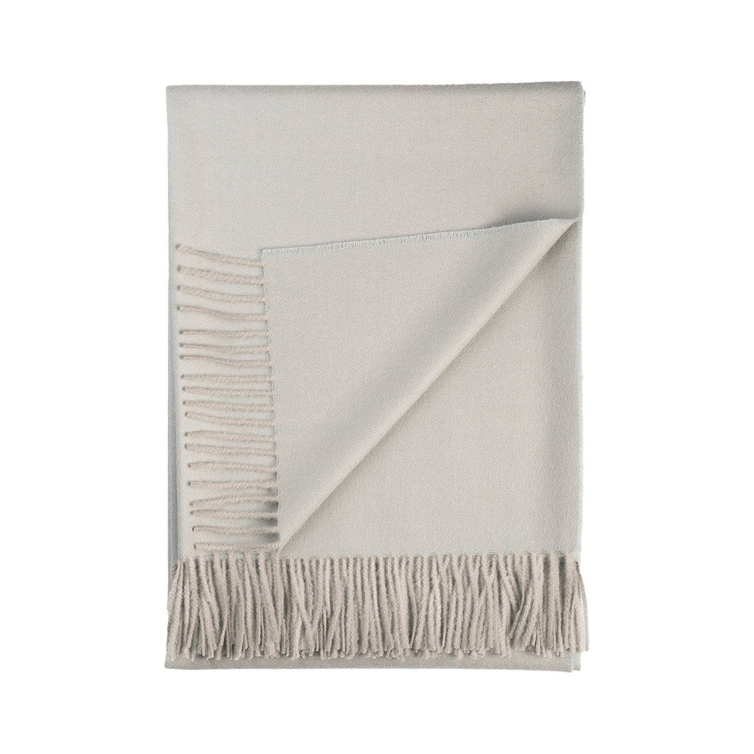 100% Baby Alpaca Throw - London Fog