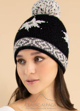 Helena Alpaca Embroidered Hat - Fleece Lining