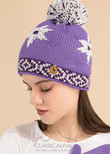 Helena Alpaca Embroidered Hat - Fleece Lining