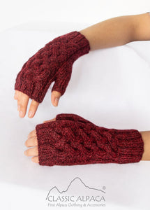 Shadow Cable Fingerless Gloves